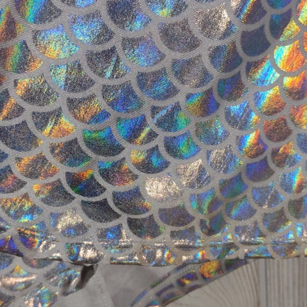 Holographic 🌈 Silver Mermaid Skirt